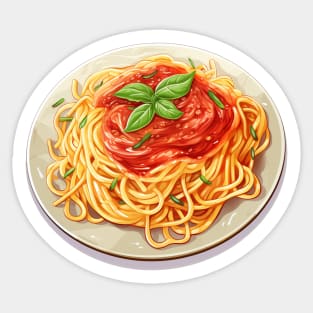 Spaghetti Art Sticker